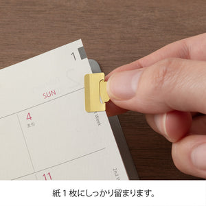 Midori Chiratto brass - Index Clips Small