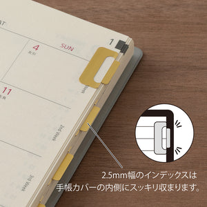 Midori Chiratto brass - Index Clips