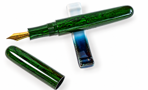 Eboya Houga L size Fountain Pen (Kunpuu Green)
