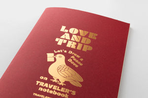 TRAVELER'S notebook Refill LOVE AND TRIP Red Ltd edition