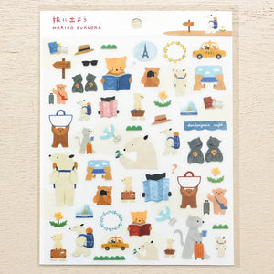 Cozyca - Mariko Fukuoka - Clear stickers sheet (2 patterns)
