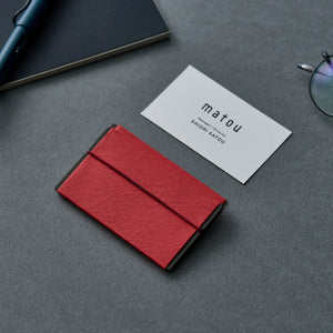 Takeo matou Paper Card Case – Iwahada Akae Red