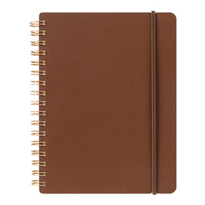Midori Grain Notebook B6 – Dark Brown
