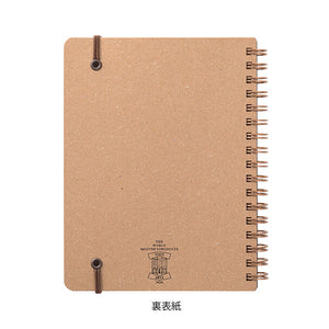 Midori Grain Notebook B6 – Dark Brown