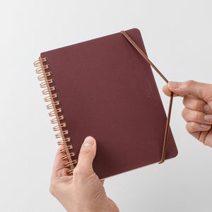 Midori Grain Notebook B6 – Red
