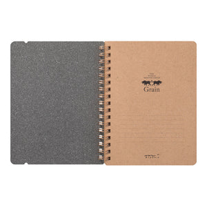 Midori Grain Notebook B6 – Green