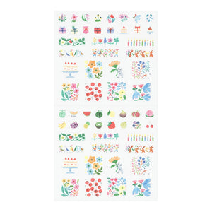 MIDORI Planner Stickers – Margin flower