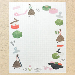 Necktie letter set in Mino washi paper - NOMADO Store