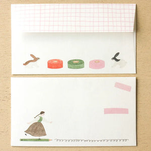 Necktie letter set in Mino washi paper - NOMADO Store