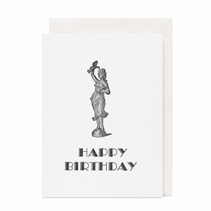 Nomado Kappan "Party Girl" Letterpress Birthday Card - NOMADO Store