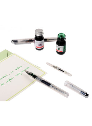 Herbin - Fountain pen Transparent with a pump