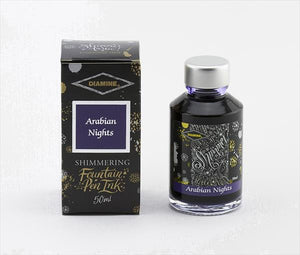 Diamine Shimmering fountain pen ink (50ML, 7 colours)