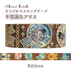 Shinzi Katoh Alice in Wonderland Foil Washi Tape (1 pattern)
