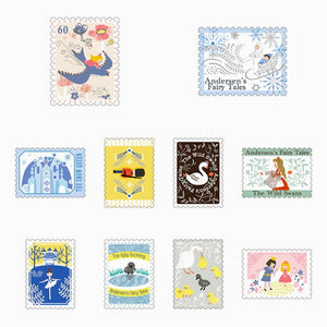 Shinzi Katoh - Flake Sticker Set - Andersen's fairy tales (2 patterns) - NOMADO Store