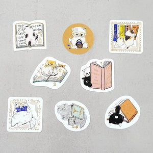 Shinzi Katoh – Cat Gold Foil Flake Stickers (3 designs)