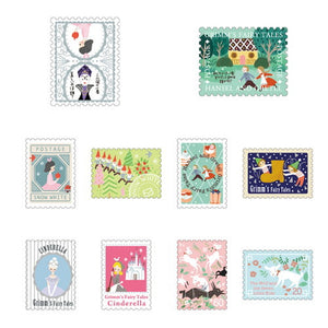 Shinzi Katoh - Flake Sticker Set - Grimm's fairy tales (2 patterns)