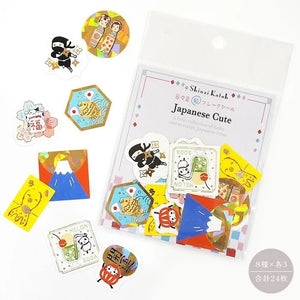 Shinzi Katoh - Japanese cute - Gold foil stickers