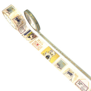 Shinzi Katoh – My Dear Cats Holographic Wide Washi Tape (19mm - 2 patterns)