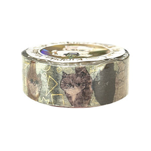 Shinzi Katoh – My Dear Cats Holographic Washi Tape (15mm - 5 patterns)
