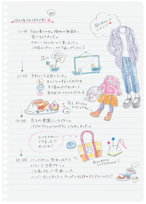 Kokuyo Soft Ring Natural Notebook B5 in Black