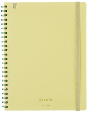 Kokuyo Sooofa Soft Ring Notebook A5 – 4 mm Grid (3 colours)