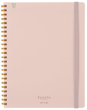 Kokuyo Sooofa Soft Ring Notebook A5 – 4 mm Grid (3 colours)