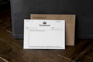 Box of 12 telegrams & Envelopes