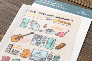 PRE-ORDER - 2027 Traveler's Company (TRC) Clear Folder (Regular size)
