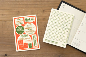 PRE-ORDER - 2027 Diary Traveler's Notebook (TRC) Plastic Underlay (Passport size)