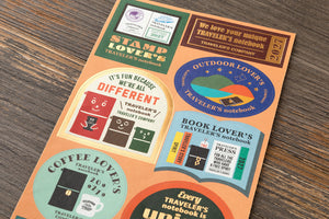 PRE-ORDER - 2027 Traveler's Notebook (TRC) - Diary Customize Sticker Set