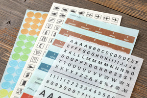 PRE-ORDER - 2027 Traveler's Notebook (TRC) - Diary Customize Sticker Set