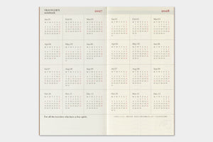 PRE-ORDER - 2027 - Traveler's Notebook (TRC) Weekly + Memo Diary (Regular size)