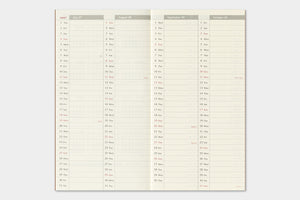 PRE-ORDER - 2027 - Traveler's Notebook (TRC) Weekly + Memo Diary (Regular size)