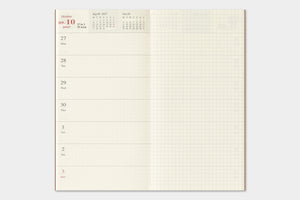 PRE-ORDER - 2027 - Traveler's Notebook (TRC) Weekly + Memo Diary (Regular size)