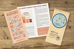 PRE-ORDER - 2027 - Traveler's Notebook (TRC) Weekly Vertical Diary (Regular size)