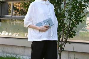 Yamamoto Paper RO-BIKI NOTE CANVAS COVER (vintage blue)