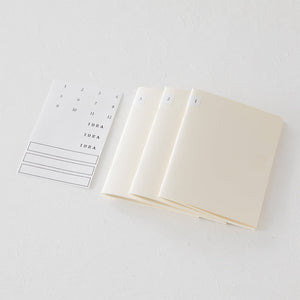 Midori MD Notebook Light - (A6) Grid 3 pack