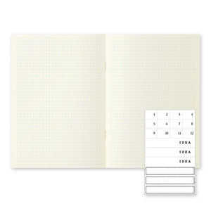 Midori MD Notebook Light - (A5) - Grid 3 pack - NOMADO Store