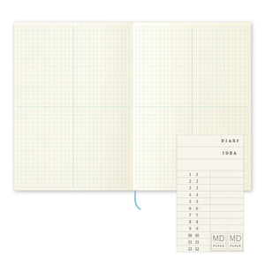 Midori MD Notebook Journal - (A5) - Grid Block