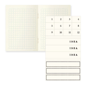 Midori MD MD Notebook Light A7 (Blank, Lined or Grid) - NOMADO Store