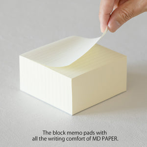 Midori MD Block Memo Pad (Blank, Lined or Grid)