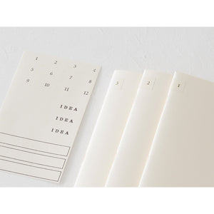Midori MD Notebook Light - (B6 Slim) - Grid 3 pack - NOMADO Store