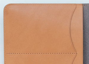 Ateliers Phileas Yokohama Leather A5 Notebook Cover (chocolate/natural)