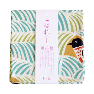 kata kata Cats & Birds Green Furoshiki (45)