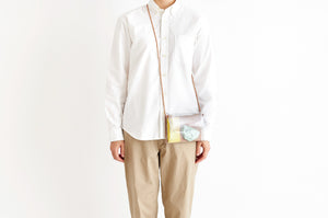 i ro se Seamless Shoulder Case PVC (Black leather) - NOMADO Store