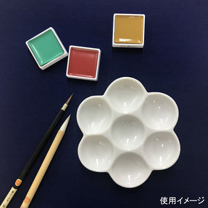 Akashiya Gansai Palette Dish (porcelain)