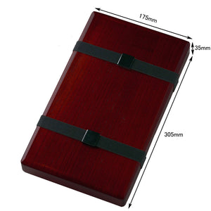 Akashiya Calligraphy Set Echizen Lacquered Nuri Rosewood (extra large)