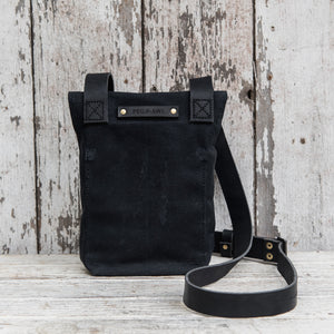 Peg and Awl The Small Hunter Satchel - All black - NOMADO Store 