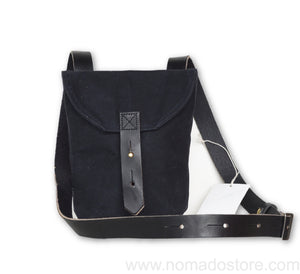 Peg and Awl The Small Hunter Satchel - All black - NOMADO Store