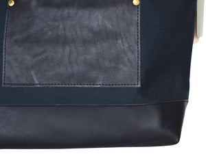 Superior Labor x Nomado Store Engineer Shoulder Bag Compact SE (black/leather) - NOMADO Store